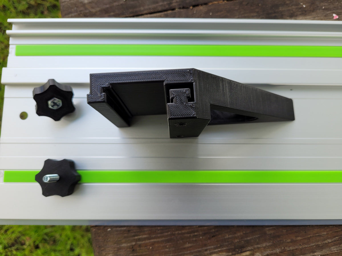 Track rail square fence for Festool rails