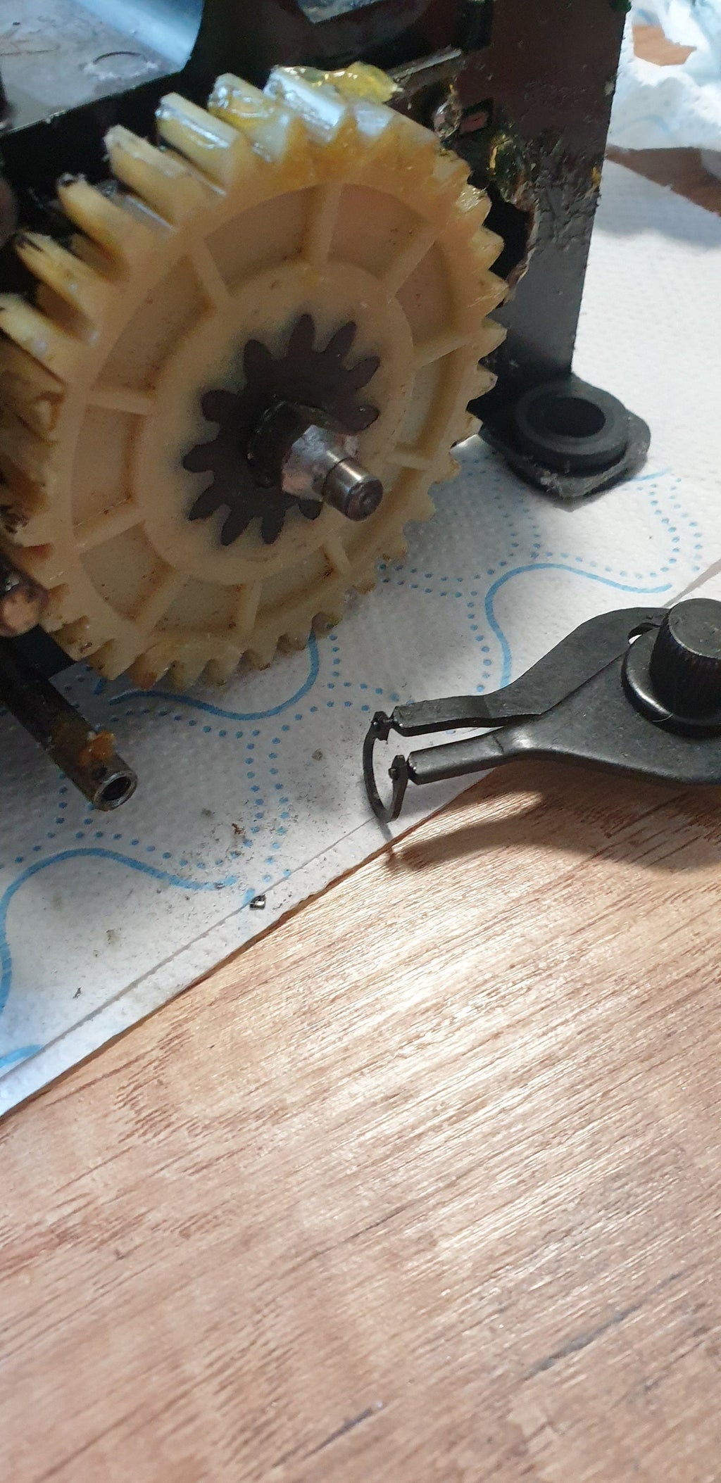 Rexel optimum autofeed+ 45x 50x shredder gear with metal gear socket