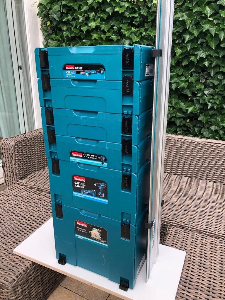 Makita rail / makita macpak rail holder ( 1 pair )