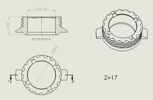 2002 - 2006 suzuki burgman 125 speedometer gear