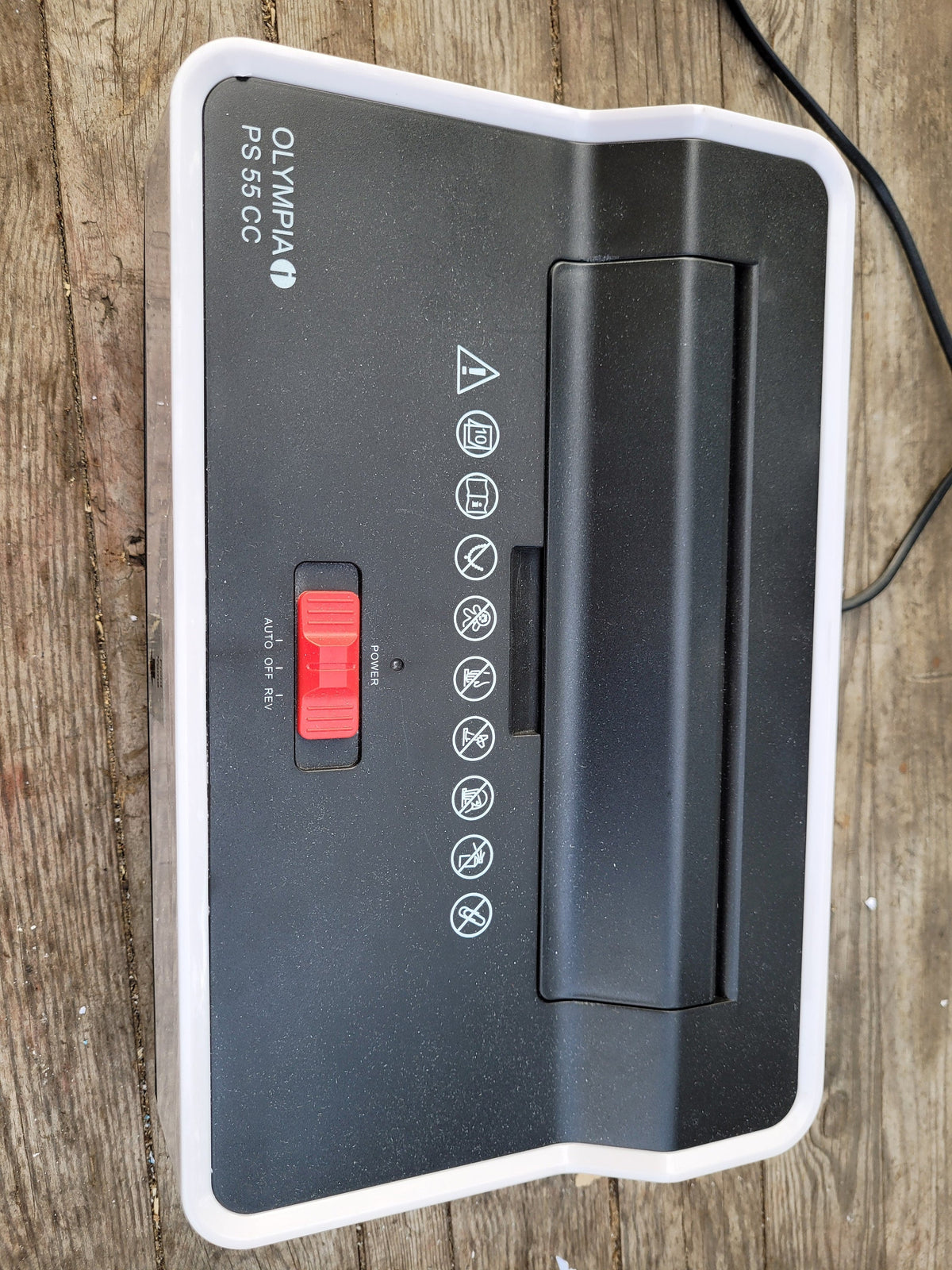 Olympia PS 55 CC shredder gear with metal gear socket
