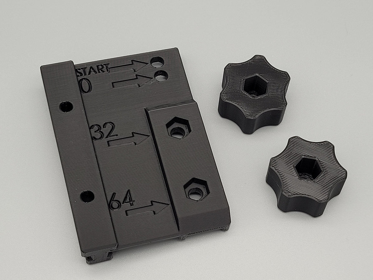 Drilling template for makita rails, circular saw, router 32mm LR 32 LR32