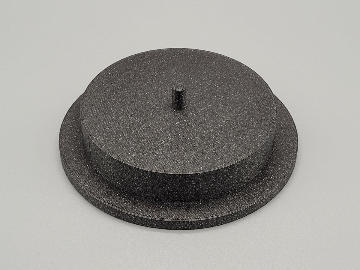 Platter for cleaning vinyl records