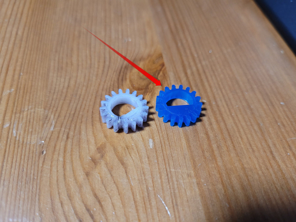 Hp officejet pro 6960 6970 6230 6950 6830 paper spooling rod gear replacement 2 pieces