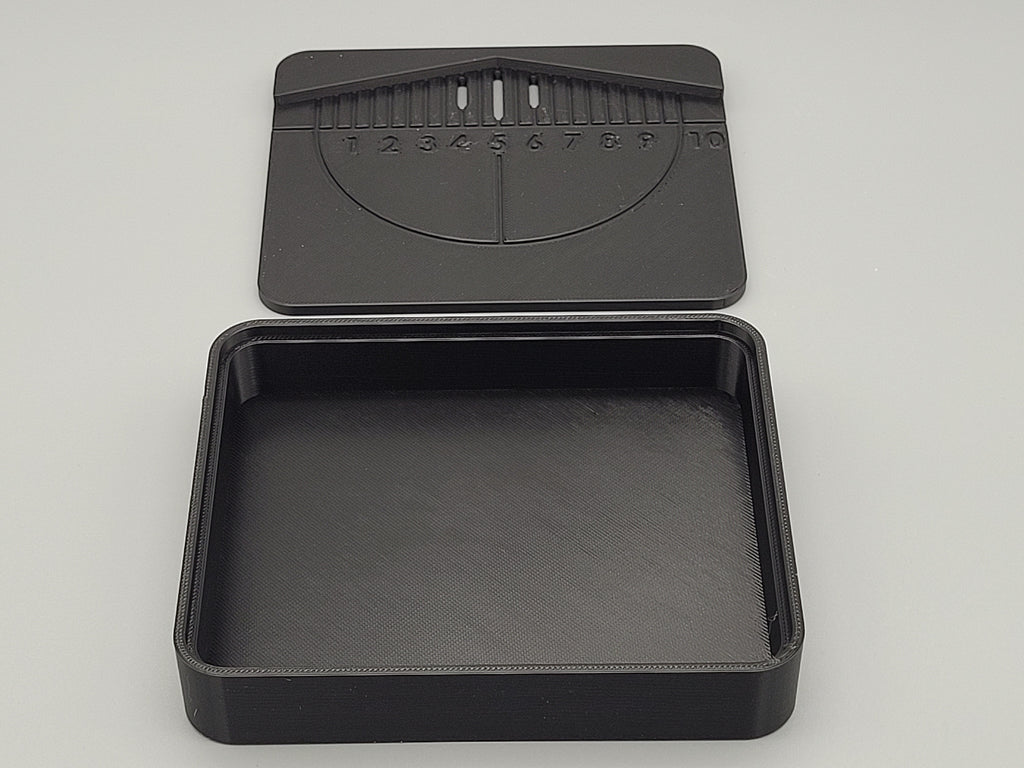 Earring Drilling Box Aid for Polymer Clay & Resin Jewelry – Precision Drill Guide Stand with Dust Box & Heart Hole Template