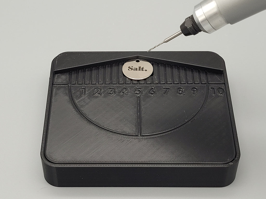 Earring Drilling Box Aid for Polymer Clay & Resin Jewelry – Precision Drill Guide Stand with Dust Box & Heart Hole Template