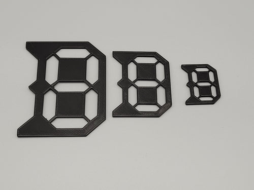 3pcs Number Mold Templates Set | DIY Painting Stencils for Wall, Furniture & Art Projects