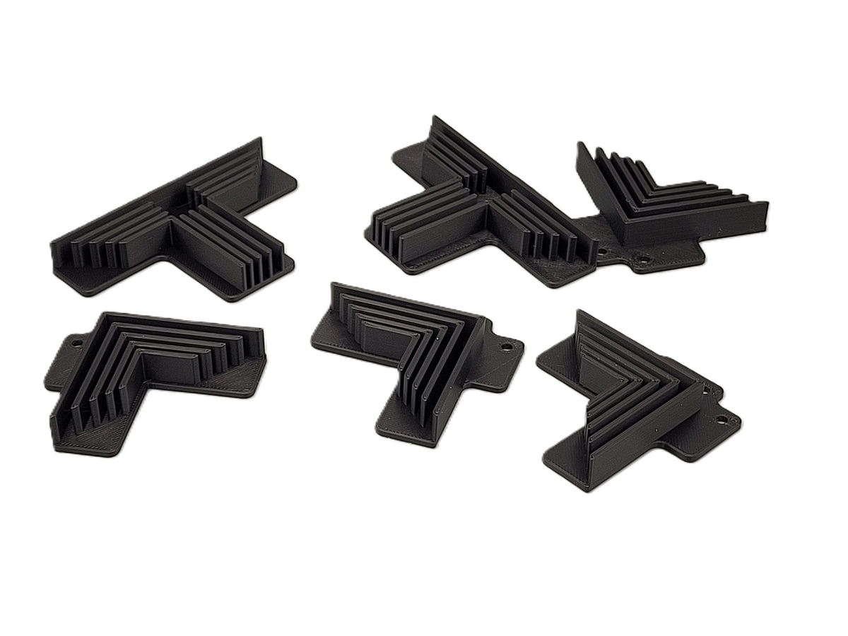 Corner Divider Assembly Clamps – Gift Box Making Tools – Chipboard Bookbinding Guide Set (6 pcs)
