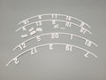 Dartboard Number Ring – Modular 4-Piece Replacement with Connecting Parts