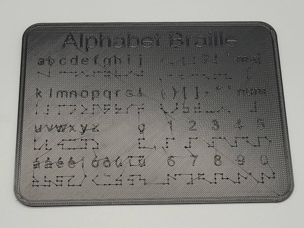Braille Alphabet Learning Tablet – Educational Tool for Kids & Beginners