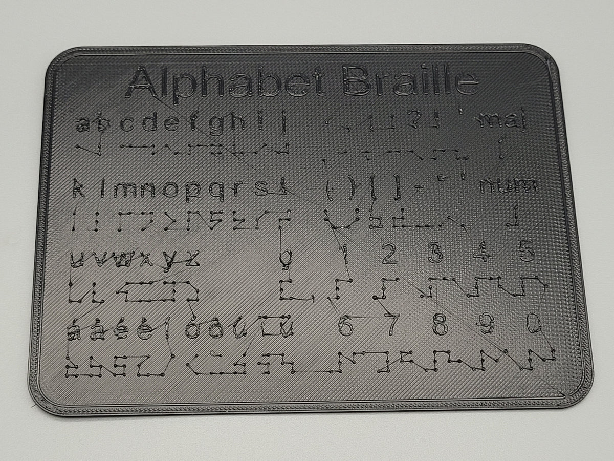 Braille Alphabet Learning Tablet – Educational Tool for Kids & Beginners