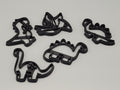 Dinosaur Cookie Cutters – Set of 5 | Kids Baking & Fondant Molds