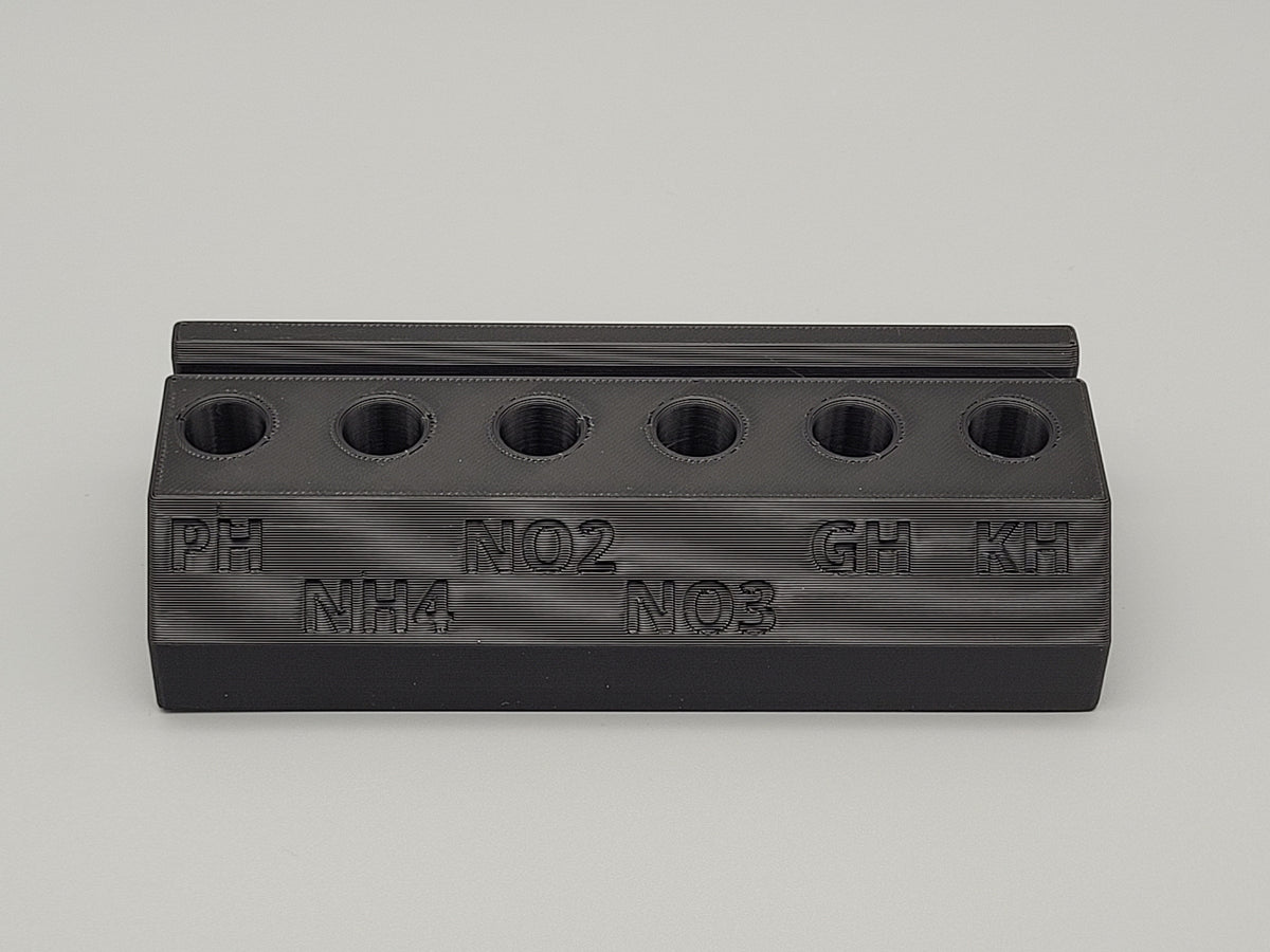 API Test Kit Tube Holder Rack – Aquarium Water Testing & Draining Station