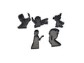 Elsa Themed Stamp & Cutter Set (5-Piece) | Kids Craft & Baking Shapes