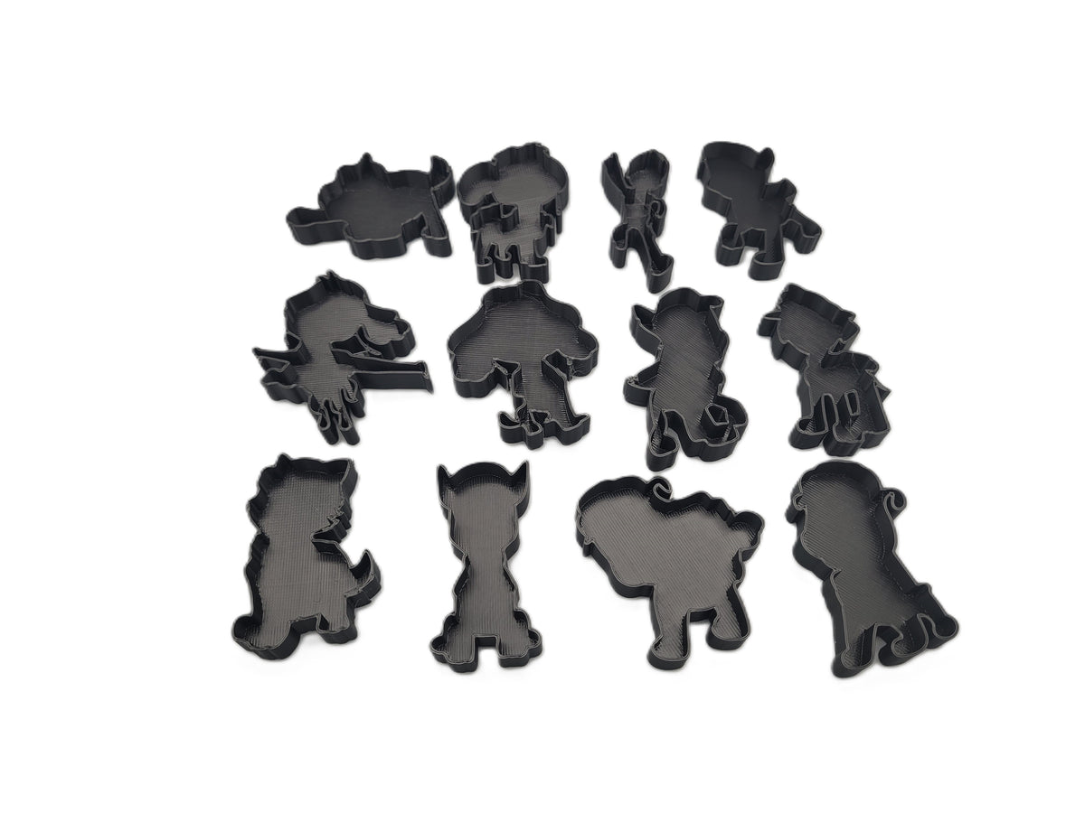 Paw Patrol Themed Stamp & Cutter Set (12-Piece) | Kids Craft & Baking Shapes