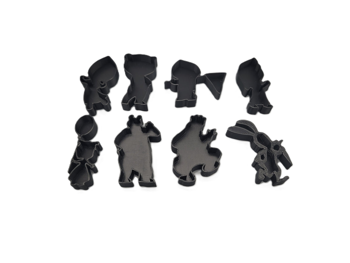 Masha and the Bear Themed Stamp & Cutter Set (8-Piece) | Kids Craft & Baking Shapes