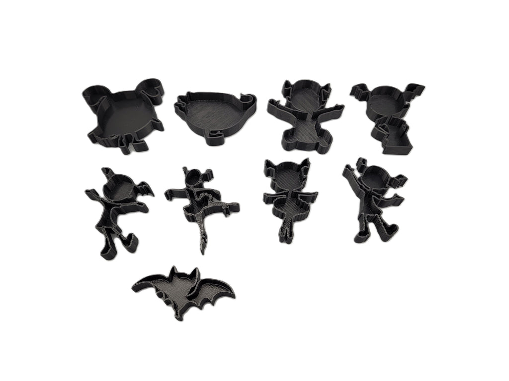 Vampirina Themed Stamp & Cutter Set (9-Piece) | Kids Craft & Baking Shapes