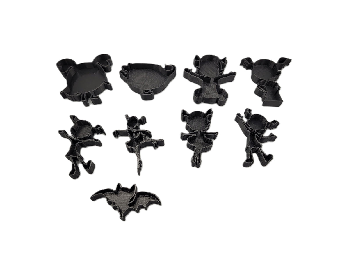 Vampirina Themed Stamp & Cutter Set (9-Piece) | Kids Craft & Baking Shapes