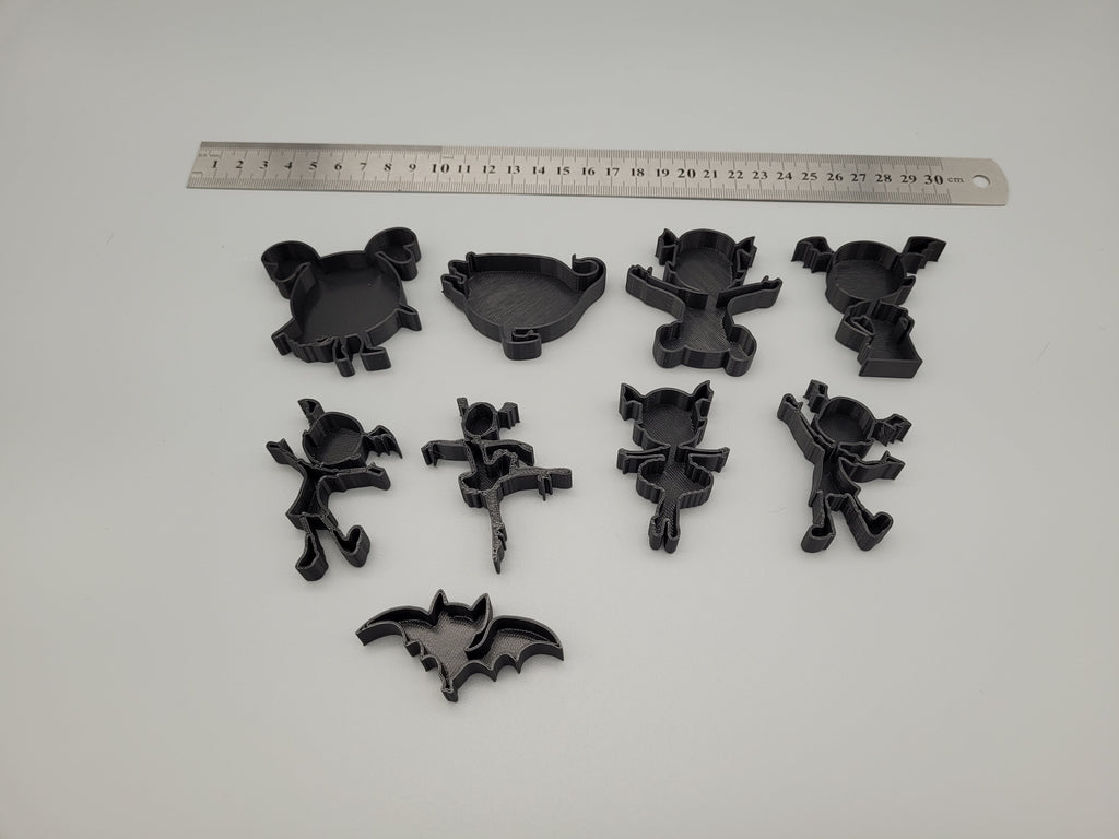 Vampirina Themed Stamp & Cutter Set (9-Piece) | Kids Craft & Baking Shapes