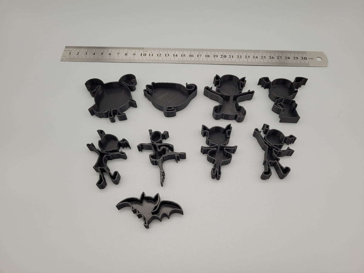 Vampirina Themed Stamp & Cutter Set (9-Piece) | Kids Craft & Baking Shapes