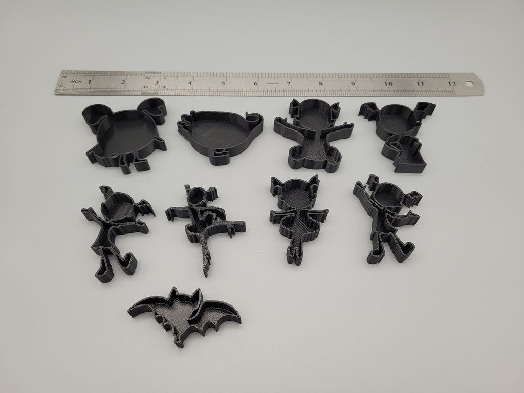 Vampirina Themed Stamp & Cutter Set (9-Piece) | Kids Craft & Baking Shapes