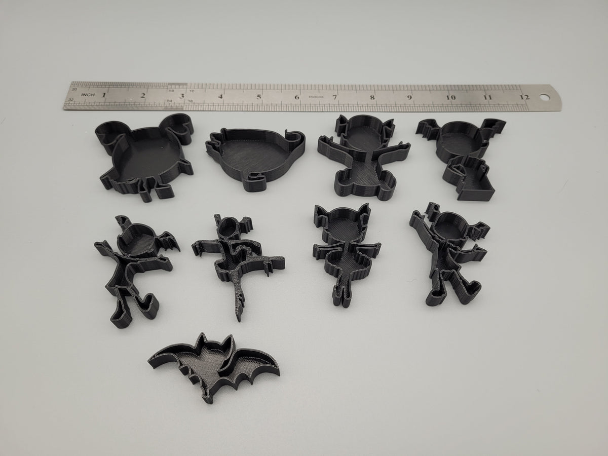 Vampirina Themed Stamp & Cutter Set (9-Piece) | Kids Craft & Baking Shapes