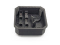 Rotary Cutting Bit Holder – Small Bin for Milwaukee PACKOUT Compact (Low Profile)