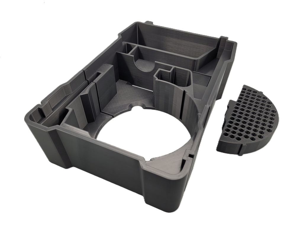Milwaukee Packout Compact Organizer Router Insert + Blank Insert | Custom Plastic Tool Box Insert | Packout Storage Divider