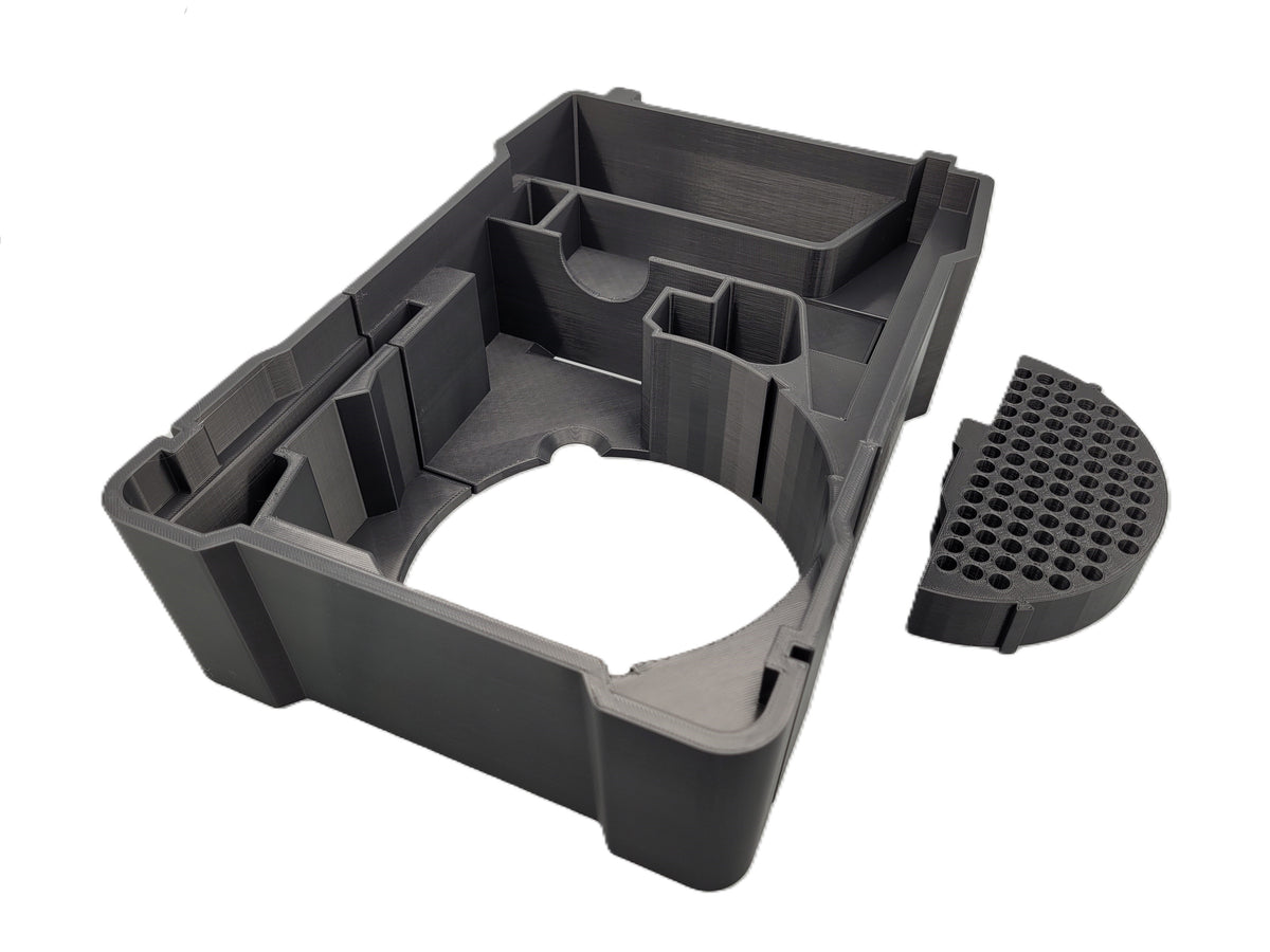 Milwaukee Packout Compact Organizer Router Insert + Blank Insert | Custom Plastic Tool Box Insert | Packout Storage Divider