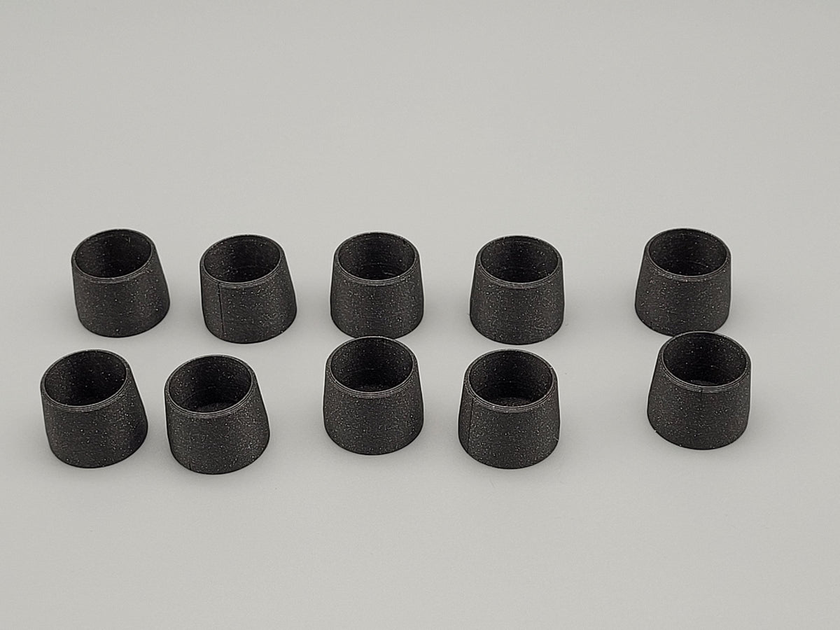 Ikea Sandvika Tube rod cover foot set of 10