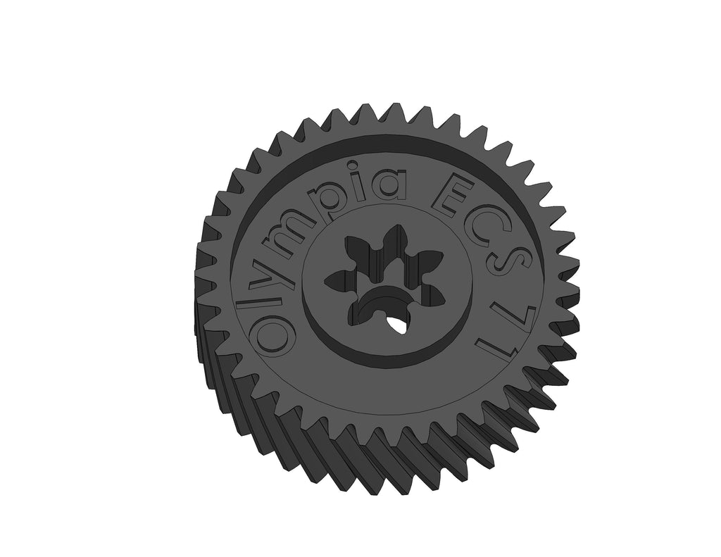 Olympia ECS 71 shredder gear with metal gear socket