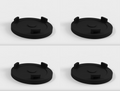 4 x Wahoo Tickr Battery Cover