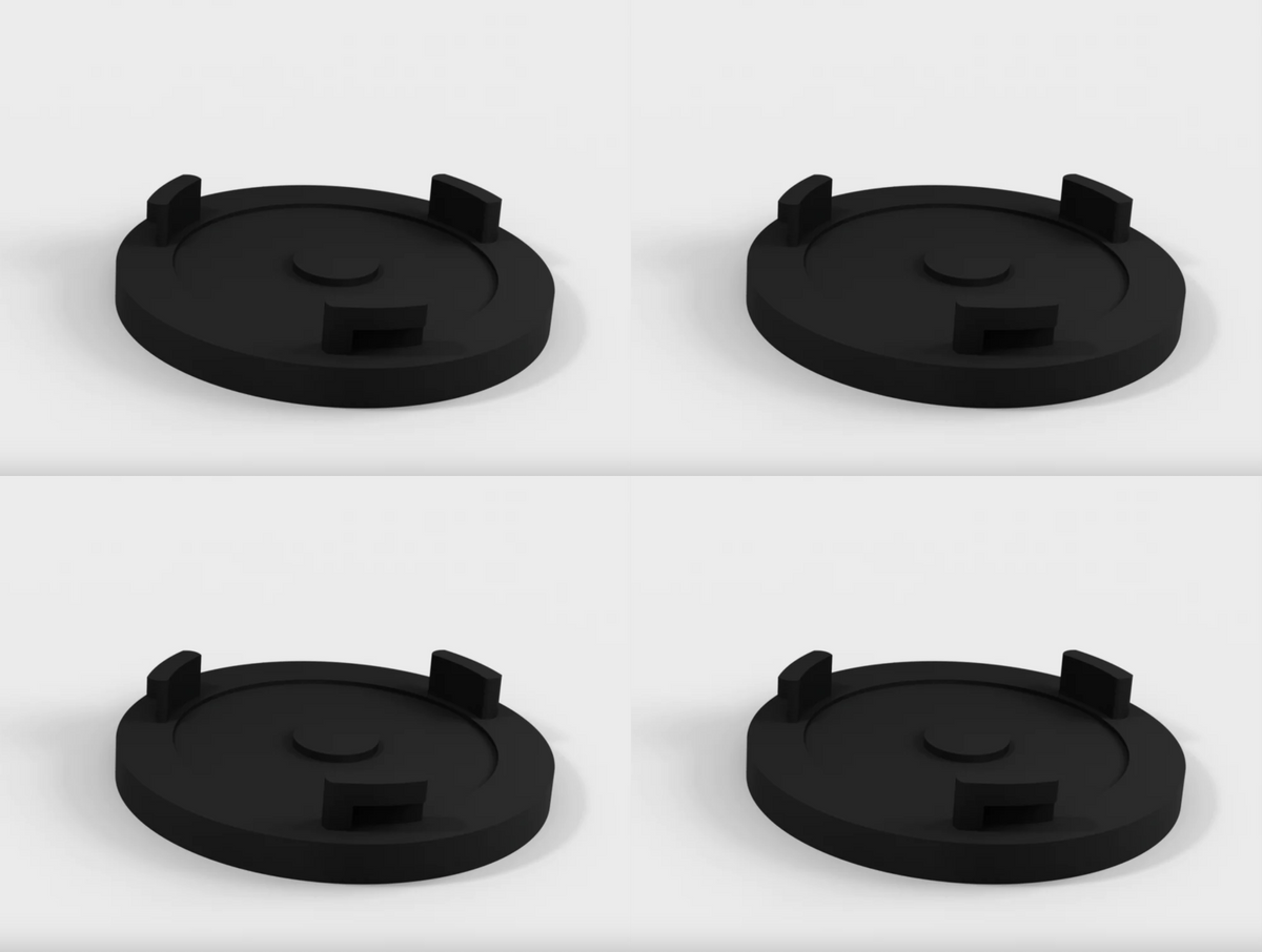 4 x Wahoo Tickr Battery Cover