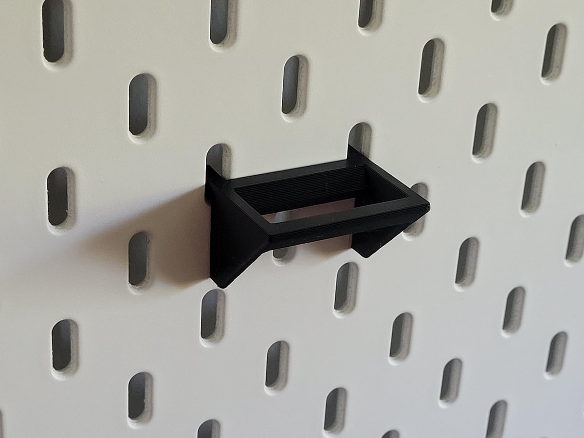 Bobbin Holder for Ikea Skadis Pegboard – Fits 3 or 12 Bobbins | Sewing, Serger & Embroidery Organizer