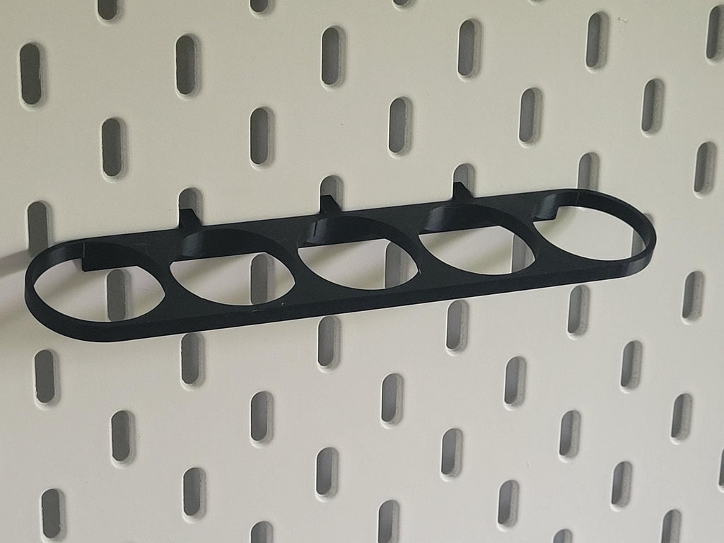 Paint Tube Holder for IKEA Skådis – Fits 5 x 13ml Bottles | Citadel Compatible Organizer for Hobby & Miniature Paints