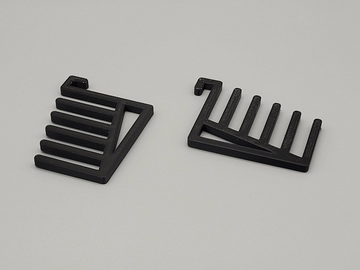Vertical Ruler Storage Holder – Set of 2 for IKEA Skadis – Gift for Quilters, Sewers, Crafters, Architects