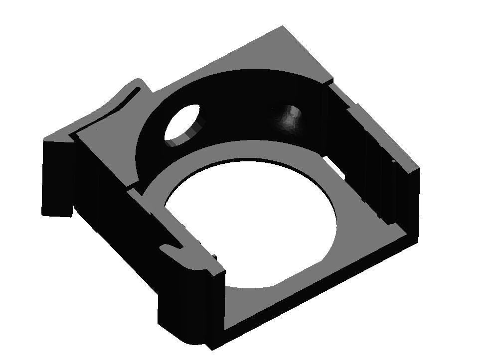 Fibaro din quick release rail clamp