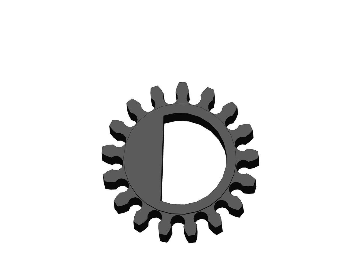 Hp officejet pro 6960 6970 6230 6950 6830 paper spooling rod gear replacement 2 pieces