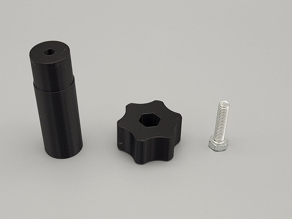 Lockable 20mm Bench Dogs with Knobs for Festool MFT, Metabo MWB 100, and Wolfcraft Master Work