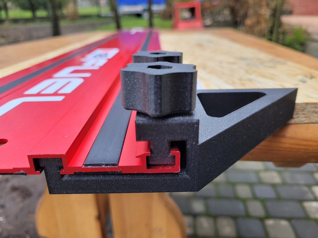 Track rail square fence for Milwaukee M18 rails