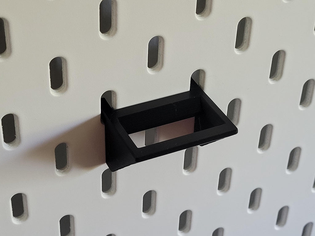 Bobbin Holder for Ikea Skadis Pegboard – Fits 3 or 12 Bobbins | Sewing, Serger & Embroidery Organizer