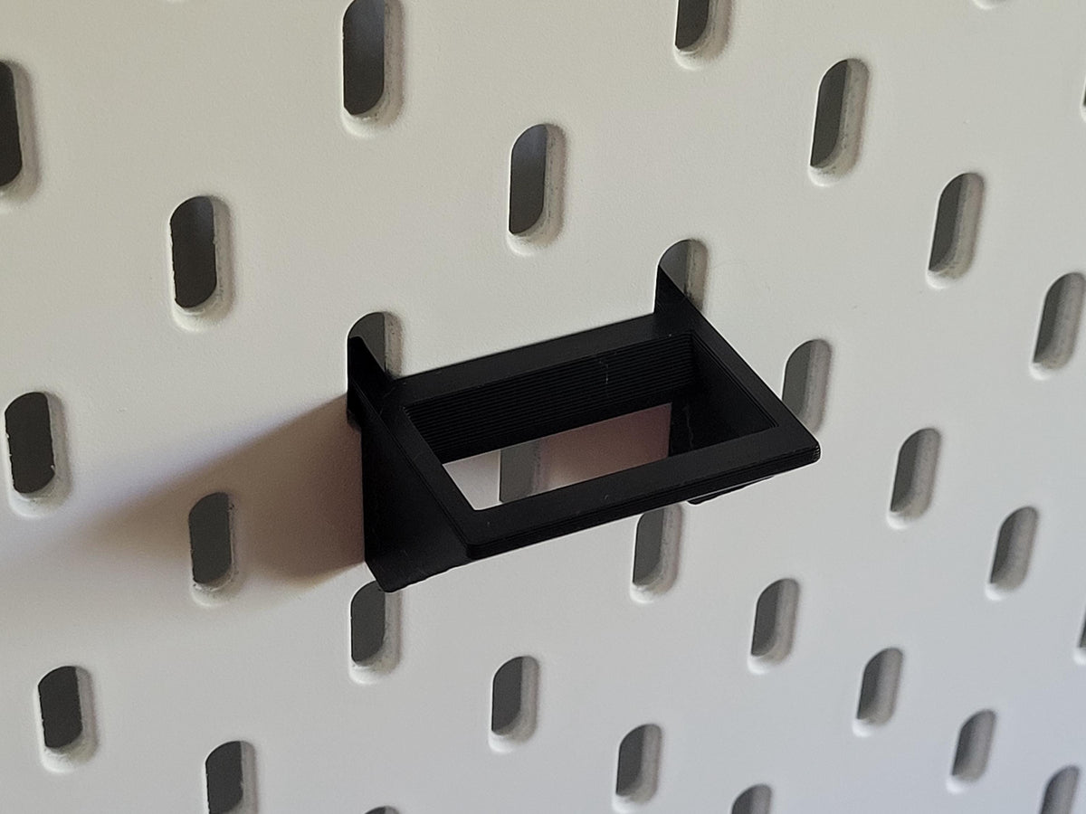 Bobbin Holder for Ikea Skadis Pegboard – Fits 3 or 12 Bobbins | Sewing, Serger & Embroidery Organizer