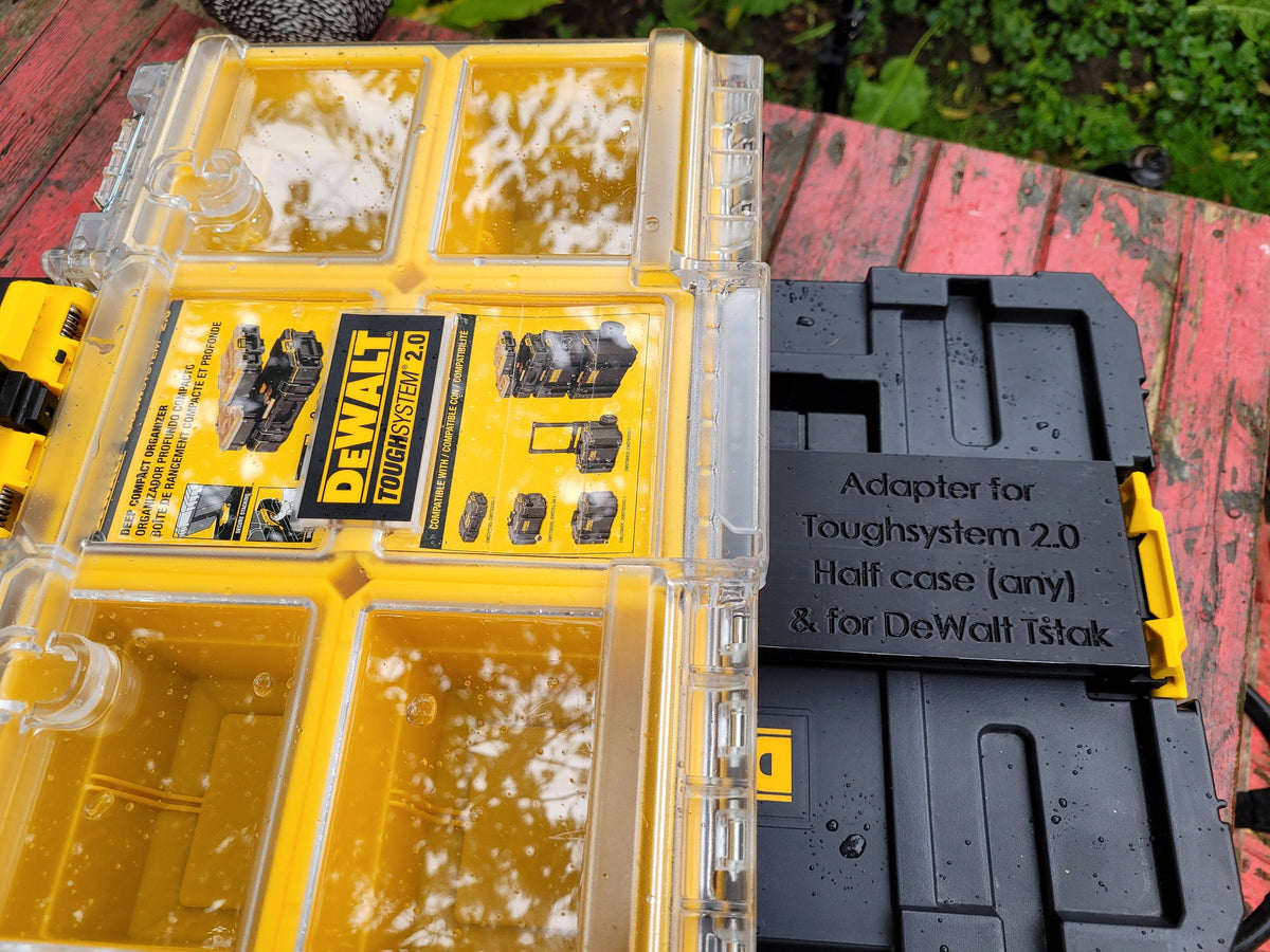 Dewalt toughsystem 2.0 half case mount for Dewalt Tstak and Stanley Fatmax
