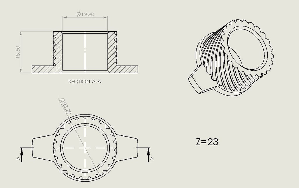 Suzuki burgman 125 07-13 speedometer gear