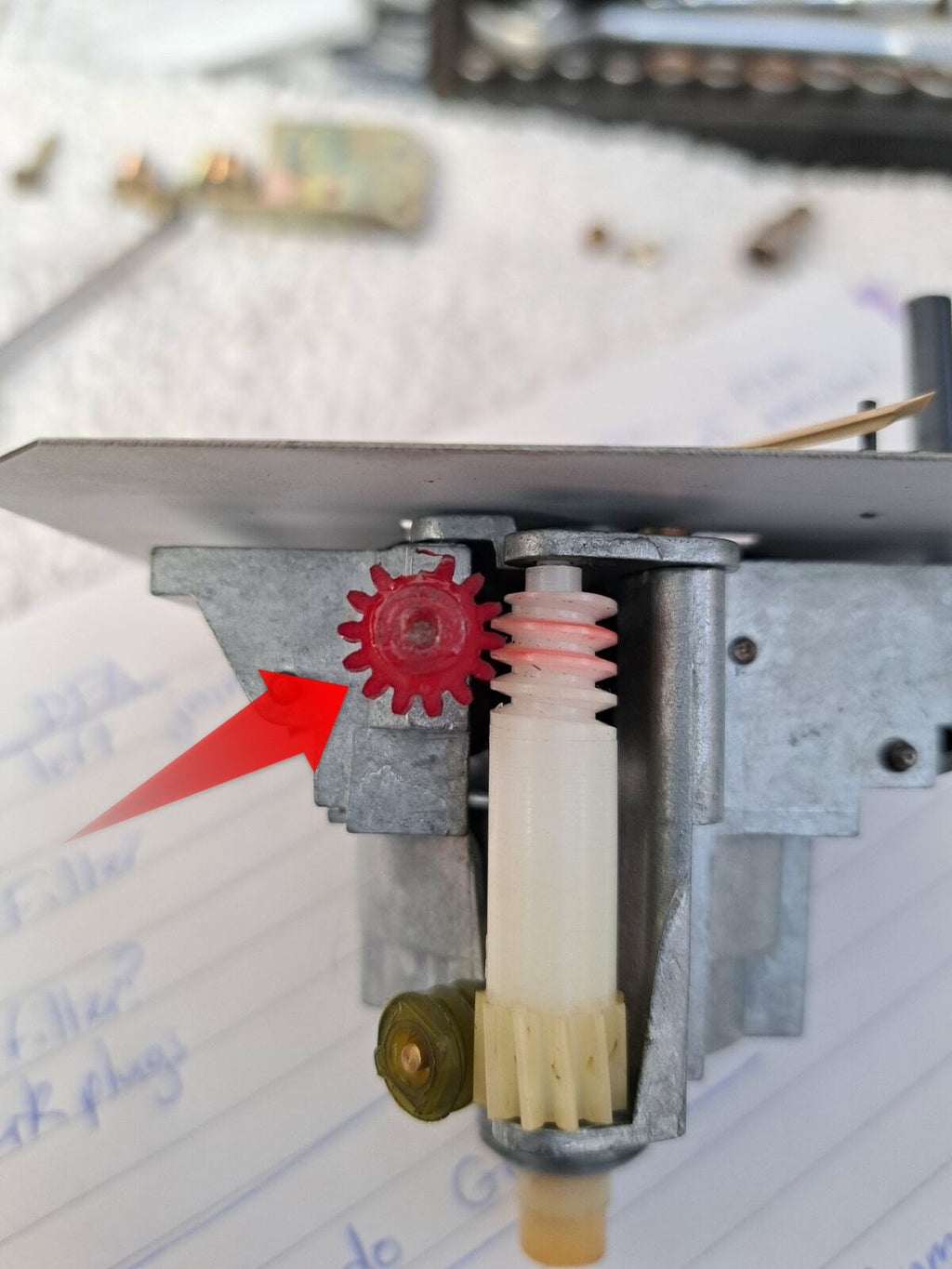 1981 Mk1 Golf speedometer gear replacement