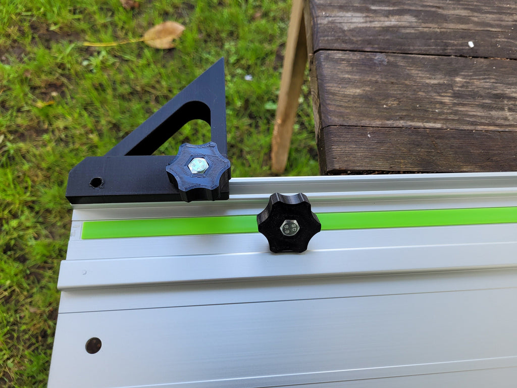 Track rail square fence for Festool rails