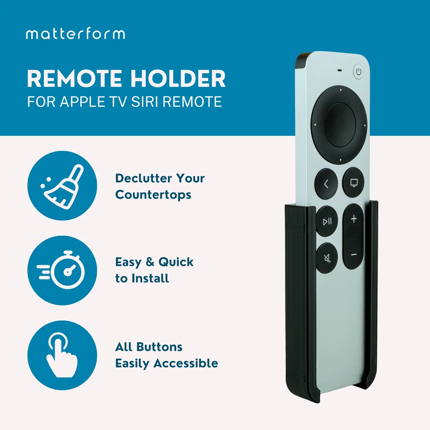 Apple TV Siri Remote Holder
