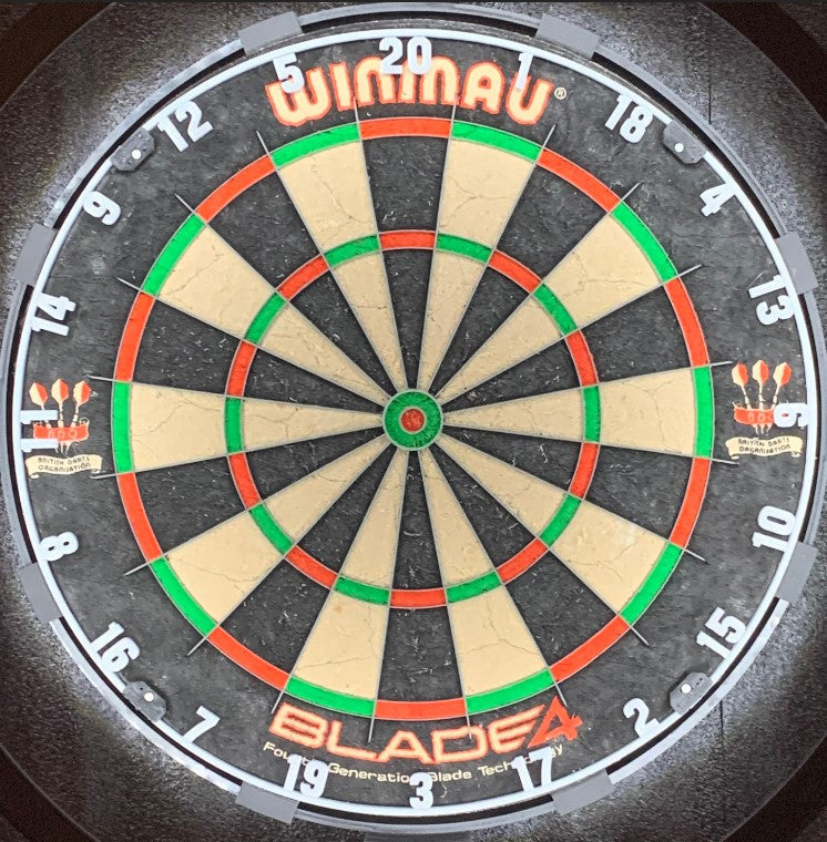 Dartboard Number Ring – Modular 4-Piece Replacement with Connecting Parts