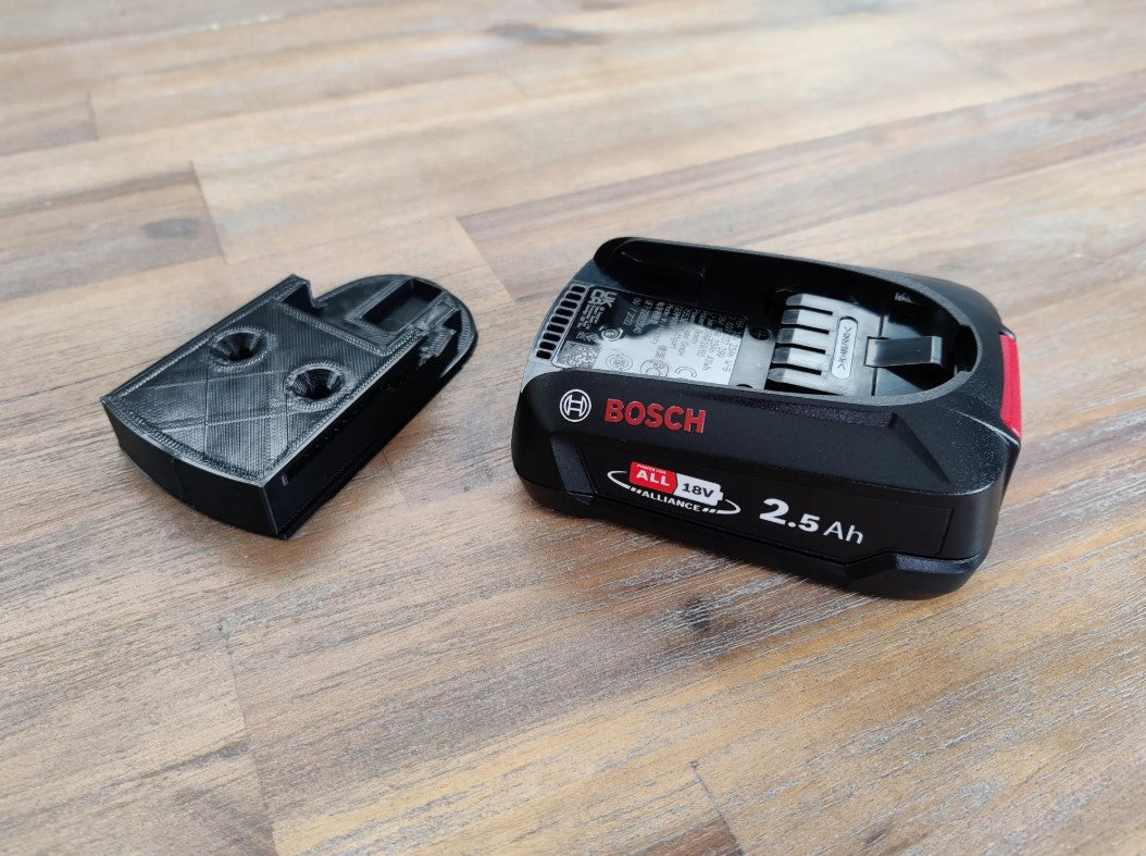 Wall Mounted Bosch Battery Holder – Single Battery Storage Bracket