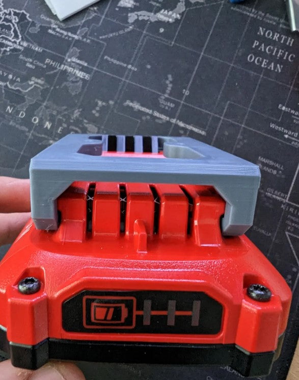 Wall Mounted Craftsman Battery Holder – Single Battery Storage Bracket